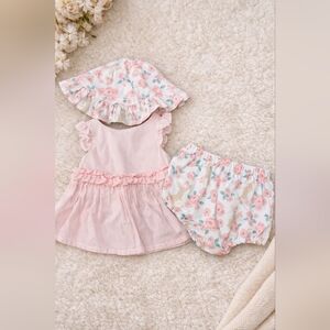 12 M cupcakes & cashmere Pink Floral Hat for Kids